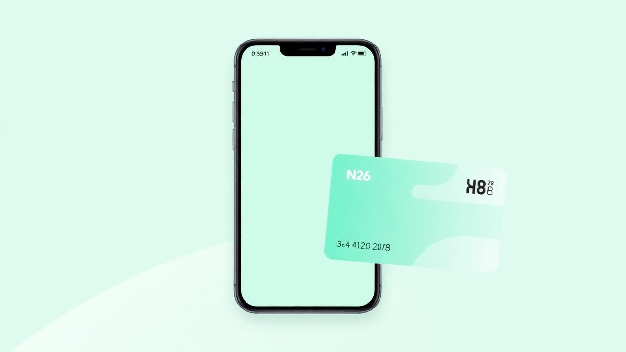 N26 bančna kartica in mobilna aplikacija